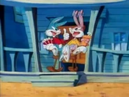 Buster and Babs, thinking this is just an act, break out the popcorn