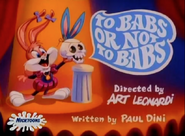 Title Card for To Babs or Not to Babs