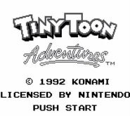 The title screen