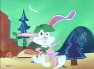 Babs imitating Yogi Bear