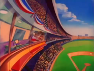 Granny playing the organ in the Son of the Wacko World of Sports episode segment, Buster at the Bat