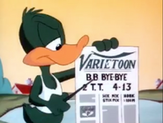 Plucky explains to Buster that Babs left Tiny Toons for Thirteensomething