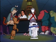 "Star Warners", dressed as Boba Fett