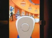 The cafeteria in Sam's view...