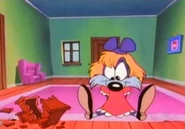 "Hey, where am I, huh? Boy, it sure is dark in here. Yep, it sure is."