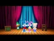 Plucky, Buster, Babs and Hamton in Tiny Toon Adventures: Defenders of the Universe