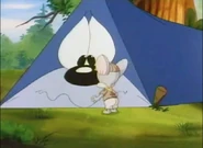 Furrball as a tent