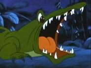 A big-mouthed Crocodile