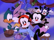 Babs' cameo in the Animaniacs music video "The Big Wrap Party Tonight"