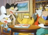 Plucky serves Coyote Kid and his gang the world's hottest chili