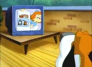 Elmyra has gone on public television to announce that Byron has gone missing