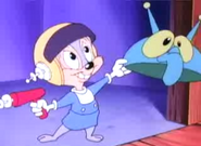 Li'l Sneezer as a Space Mouse