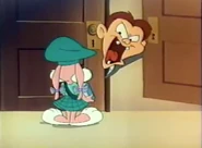 Babs as a Bunny Scout