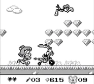 Elmyra chasing Buster