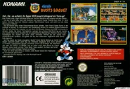 The back cover for the German release