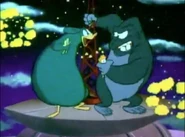 Plucky as Duck Kong meets King Kong