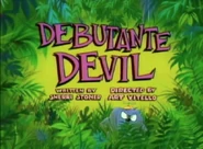 Title Card for Debutante Devil