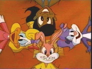 Babs with Shirley, Fifi, and Mary Melody