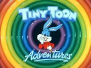 TV tiny toons logo with buster bunny