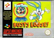 The PAL version for Buster Busts Loose