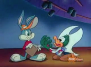 Plucky apologizes and begs for Buster not to anvil him again...