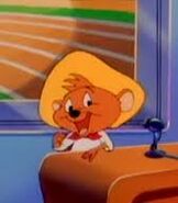 Speedy Gonzales as one of the hosts of the Acme Acres Summer Olympics