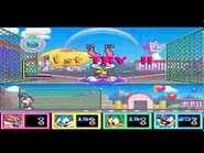 Babs in the saucer throw event of the SNES version of Wacky Sports