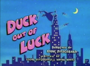 Title Card for Duck Out of Luck