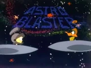 Yellow martian from the Astro Blaster arcade game