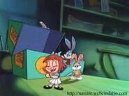 Elmyra, Buster and Babs in "The Looney Beginning"