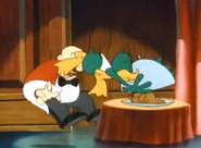 ...Plucky finds out they serve roast duck...