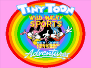 The title screen for Wild & Wacky Sports