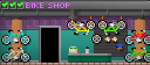 the tiny bike shop