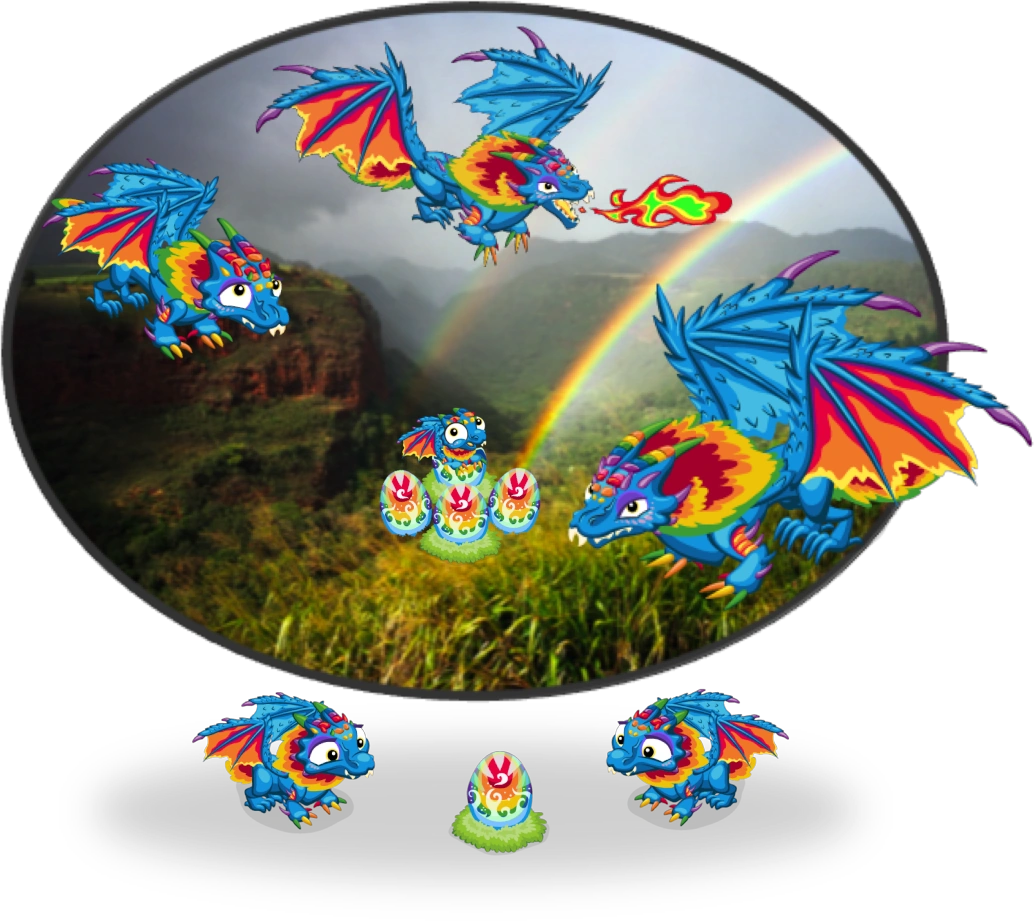 Rainbow Dragon | TinyVillageUncut Wiki | Fandom