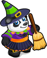 Panda as Witch