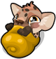 Cubby Hyena Baby