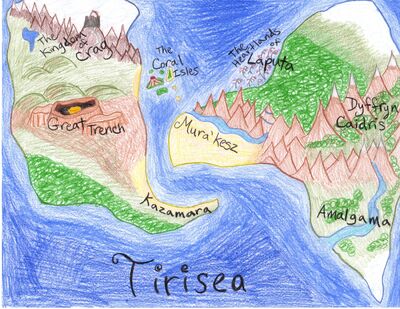 Tirisea World Map JPEG