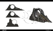 Concept art of the Fold Weapon.
