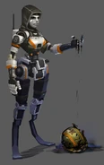 Concept art of Ash for Titanfall: Assault