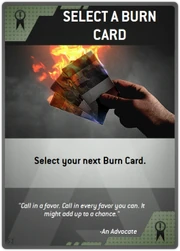 SelectABurnCard