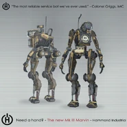 Hammond Robotics advertisement for the MRVN MkIII.