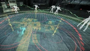 Ditto, up close. Visible is the layout of the base, positions of Leviathans and Repulsor Towers, and the out-of-bounds supercarrier.