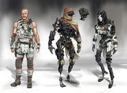 Ash and Blisk Concept Art from Titanfall 2