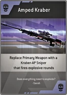 The Amped Kraber Burn Card