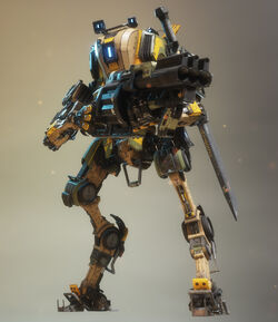 C7522 Titanfall 2 Viper's Northstar Titan Mech Model with