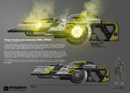Concept Art showing the manufacturer and operation.