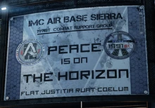 The sign bearing the unit's emblem in .