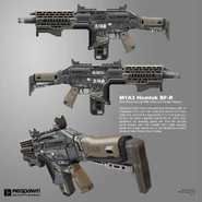 Concept art for the Hemlok in Titanfall 2.