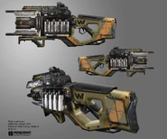 Concept of the Charge Rifle's appearance in Titanfall 2
