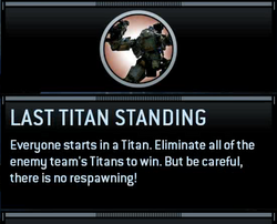 Gamemode last titan standing